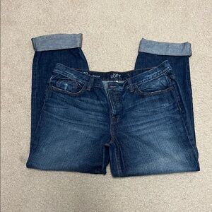 LOFT Dark Blue Denim Jeans